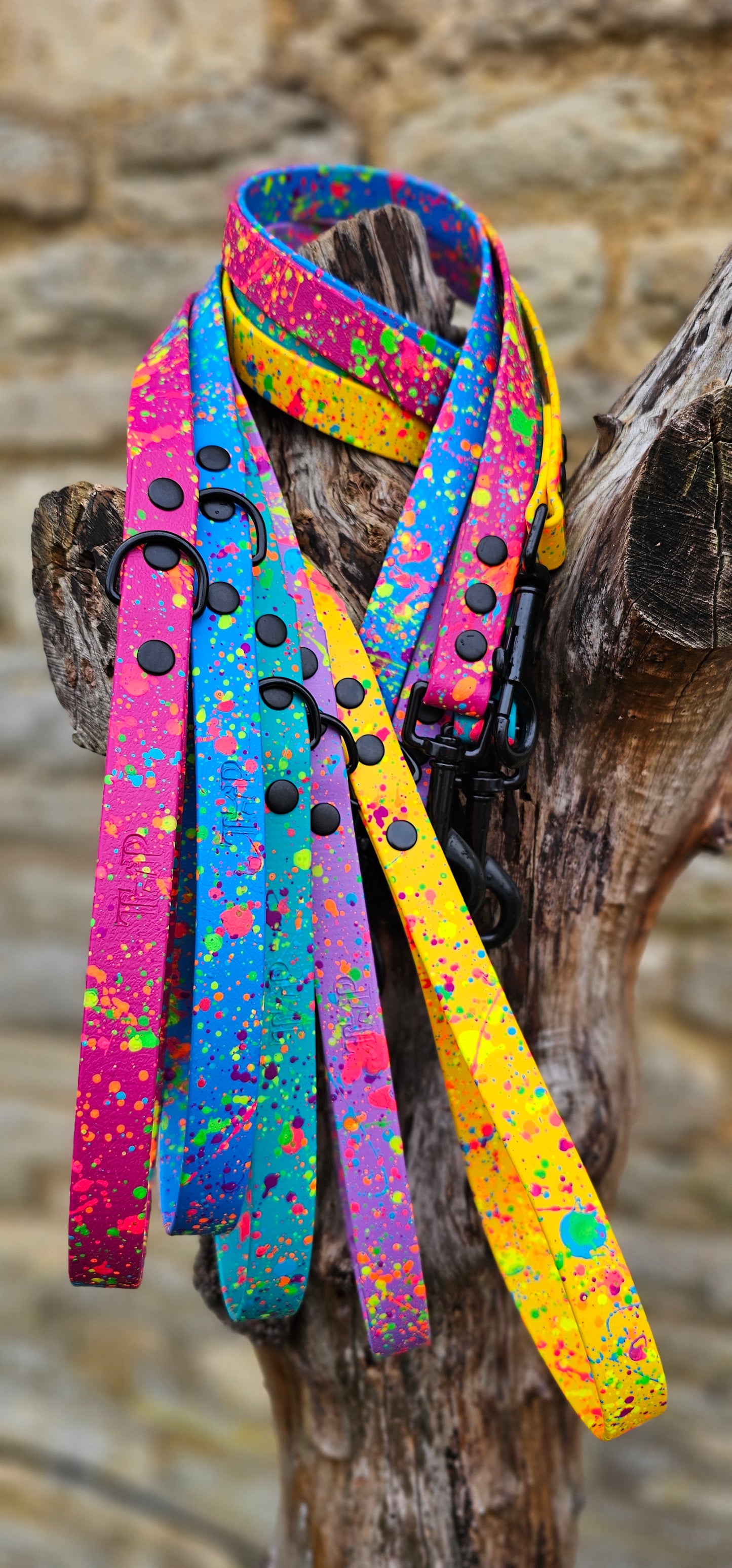 Neon Splatter Bundle - BioThane® 24-piece Bundle
