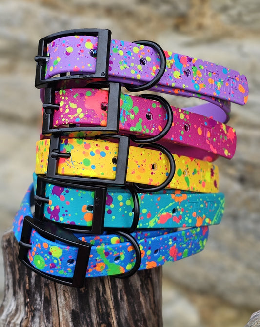 Neon Splatter Bundle - BioThane® 24-piece Bundle