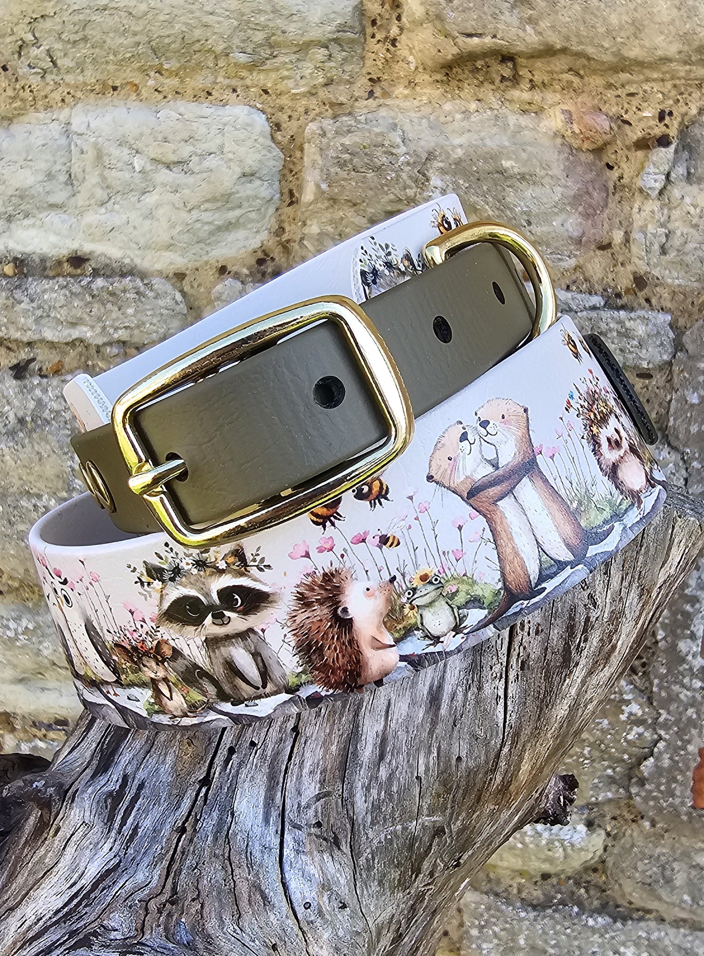 Little Wildlings – Waterproof BioThane® wide-fit Sighthound Dog Collar