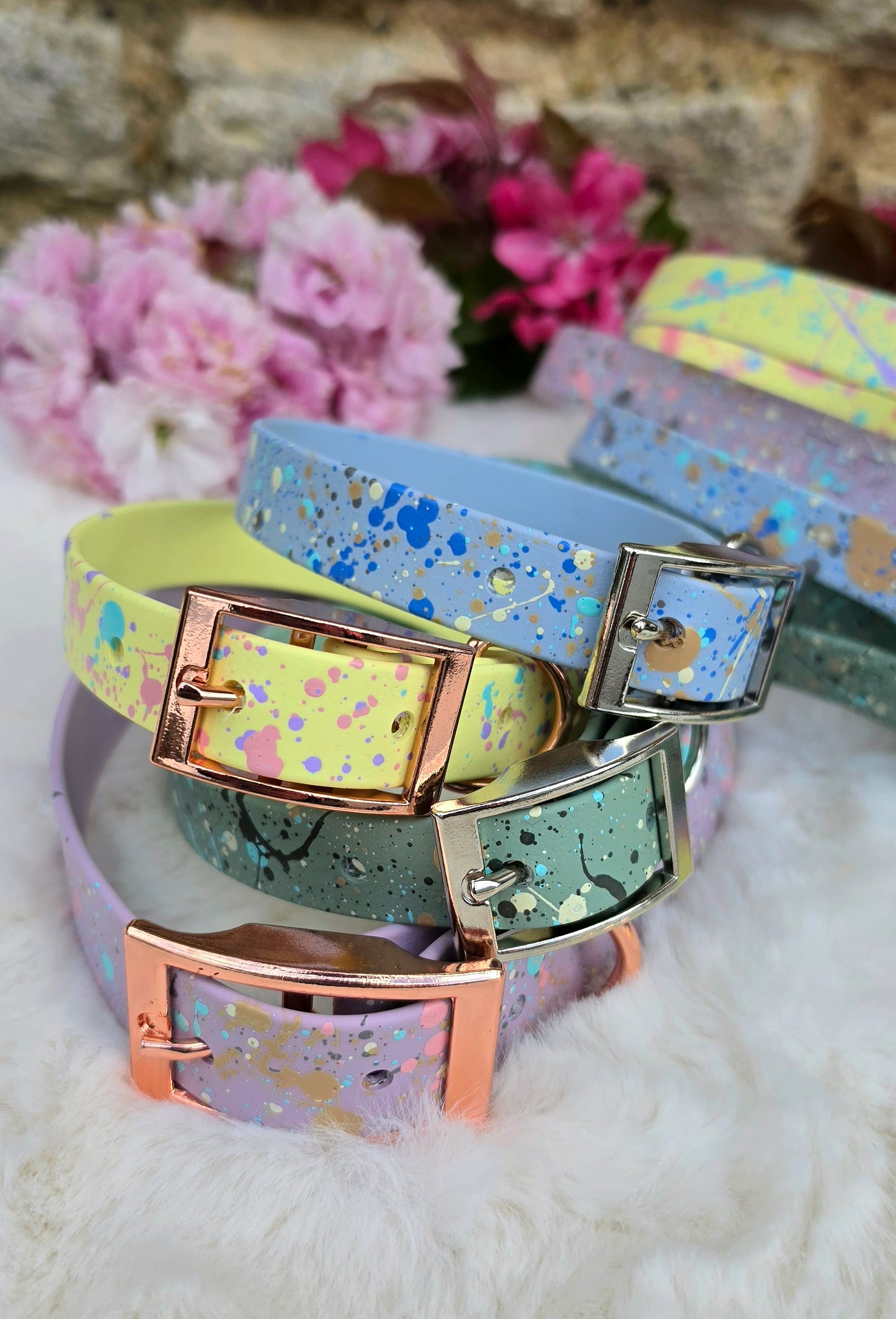 Pastel Splatter Bundle - BioThane® 24-piece Bundle
