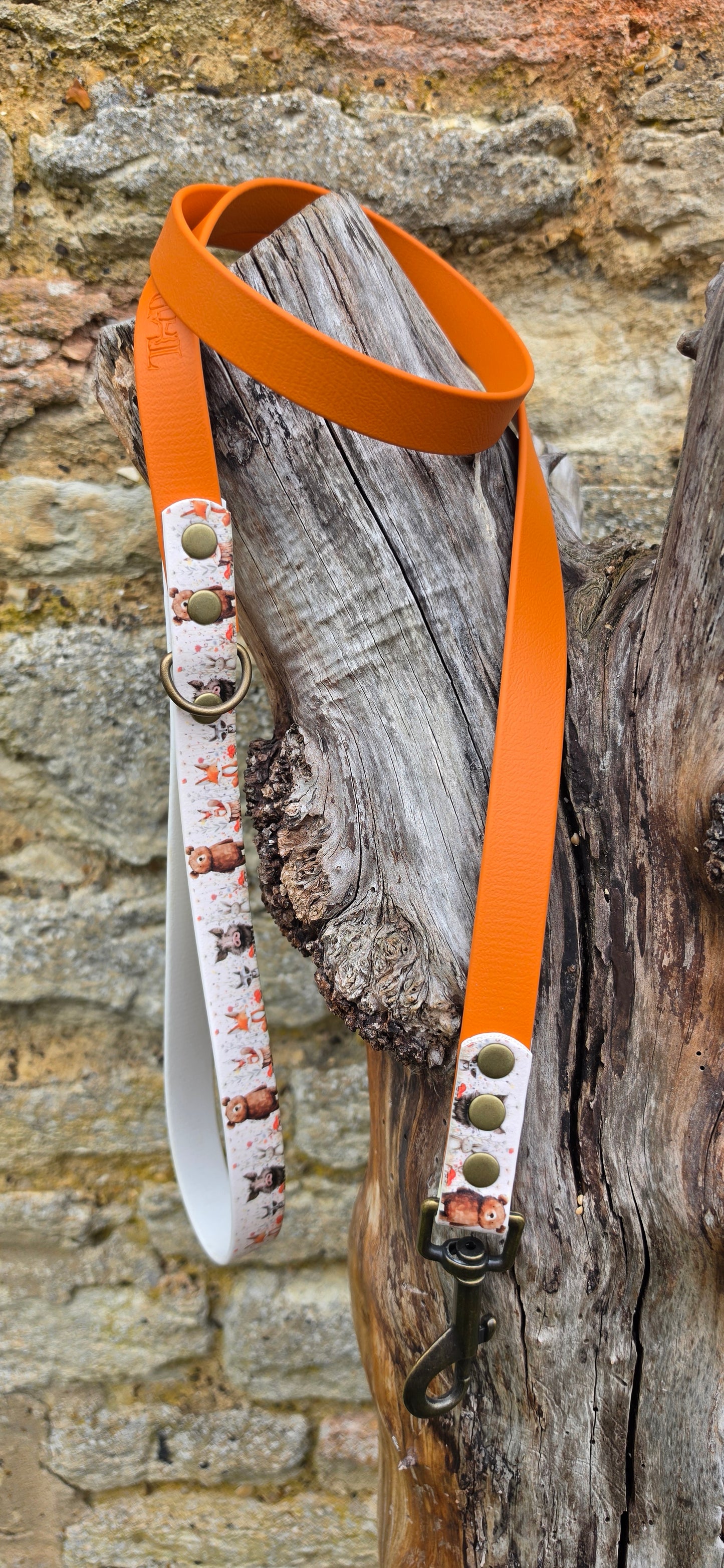 Hello Woodland – Waterproof BioThane® Dog Lead