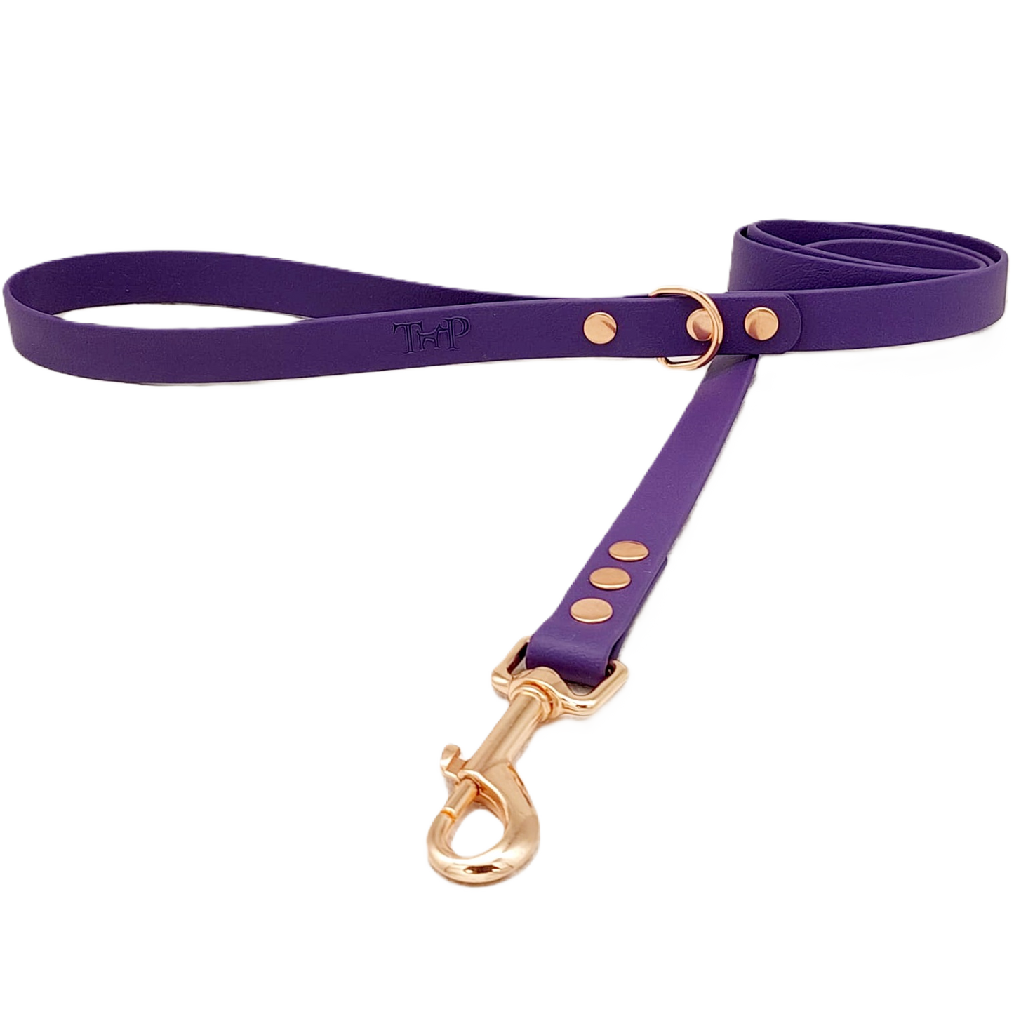 Purple Waterproof BioThane© Dog Lead