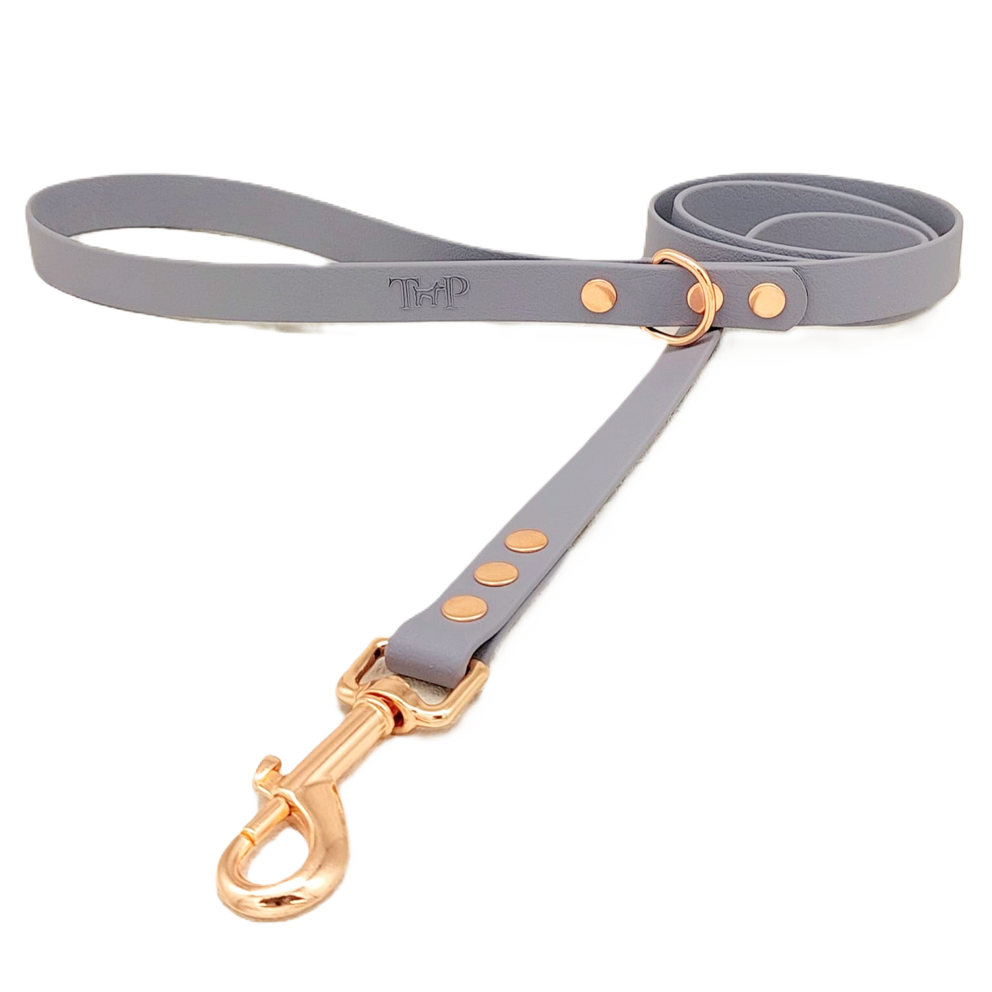 Grey Waterproof BioThane© Dog Lead