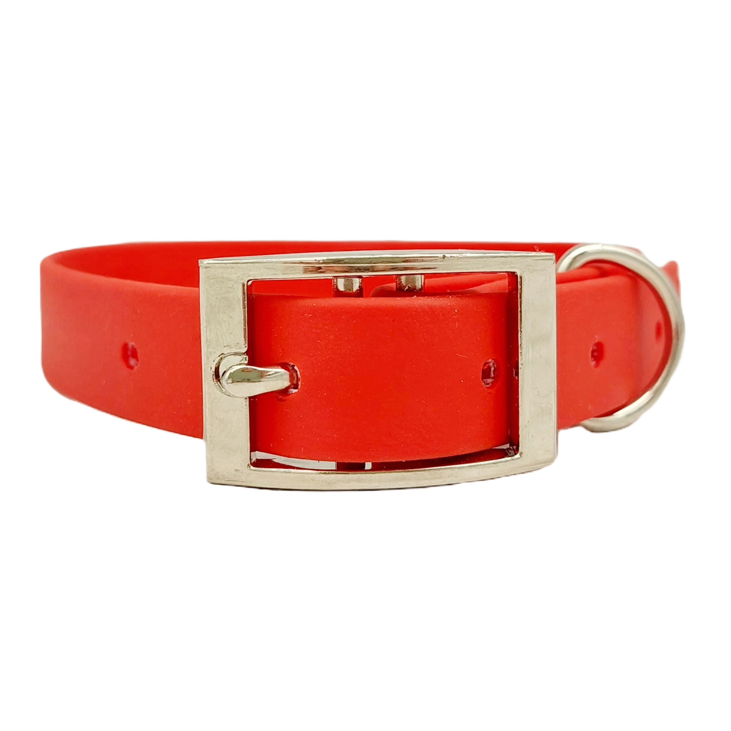 Red Waterproof BioThane© Dog Collar
