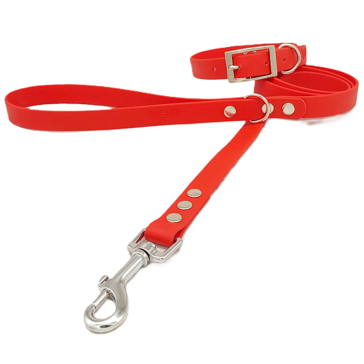 Red Waterproof BioThane© Dog Collar