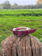 SAND & BURGUNDY - Premium Rope & BioThane® Dog Collar/Lead/Bundles