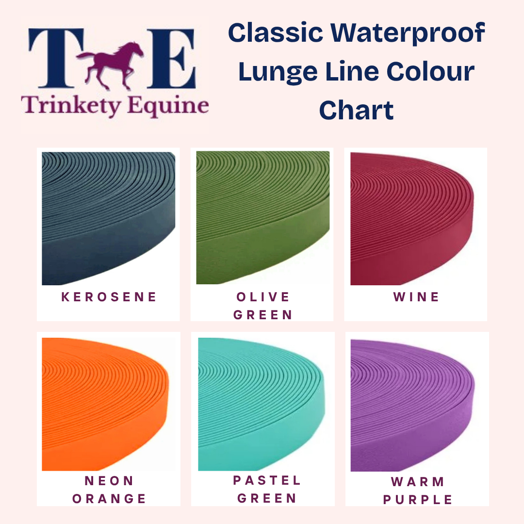 Wine - Waterproof Horse Lunge Lines