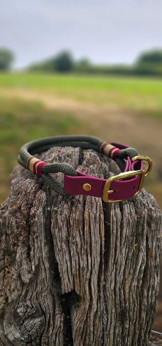 Winchester - Premium Rope BioThane® Dog Collar